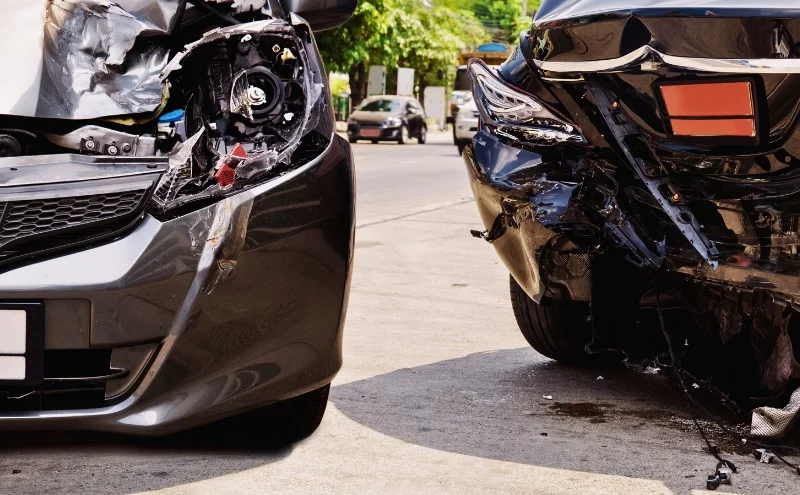 Can You Get Workers’ Comp for a Work-Related Car Accident? 1 Car crash accident on street. work-related car accident
