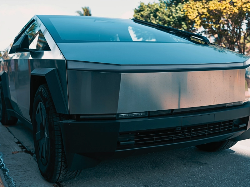Tesla, Cybertruck, electric, car, vehicle, crossover, Tesla Cybertruck. When AI Causes a Crash