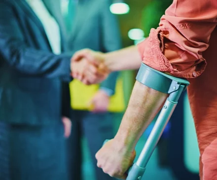 A man with a personal injury finally gets some legal representation. growth affects traffic