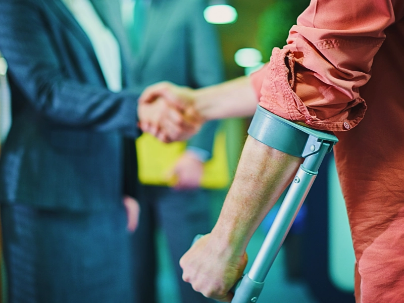 A man with a personal injury finally gets some legal representation. growth affects traffic