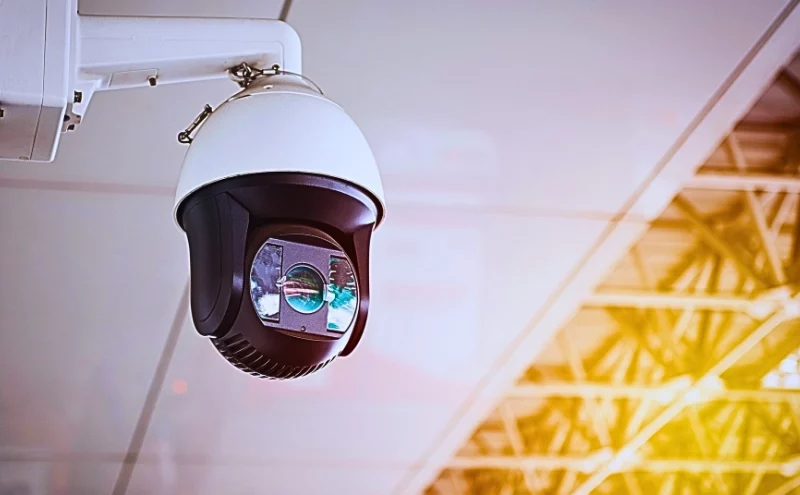 The Role of Surveillance Footage in Illinois Injury Cases 1 CCTV Camera hanging on the roof. Surveillance Footage in Illinois Injury Cases