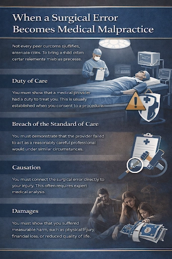When a Surgical Error Becomes Medical Malpractice